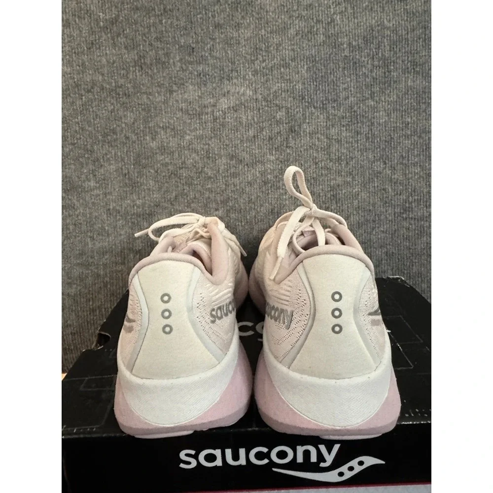 Saucony Ride 18 Womens Running Shoes Moon Woodrose Taupe S11000-151 Size 9.5 - Picture 5 of 9